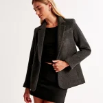 Wool-Blend Blazer